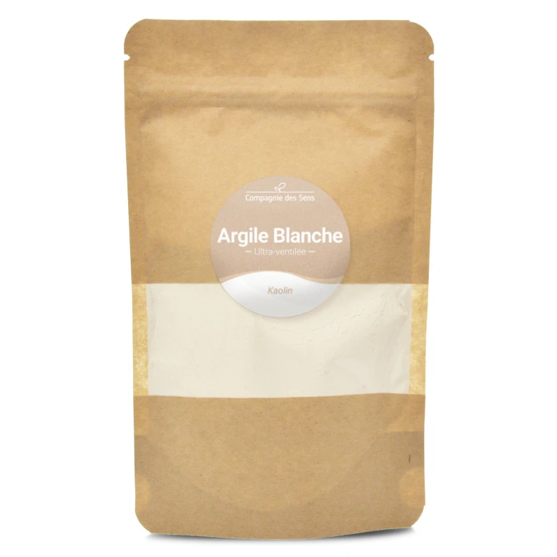 Argile Blanche Kaolinite - Poudre Ultra-ventilée 1 Argile Blanche Kaolinite - Poudre Ultra-ventilée