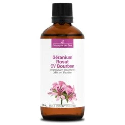 GÉRANIUM ROSAT CV BOURBON - Huile Essentielle BIO -Aroma Nature Bien-Être geranium rosat huile essentielle bio 3