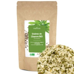 Graines De Chanvre De Bretagne BIO (décortiquées) - Riche En Oméga-3