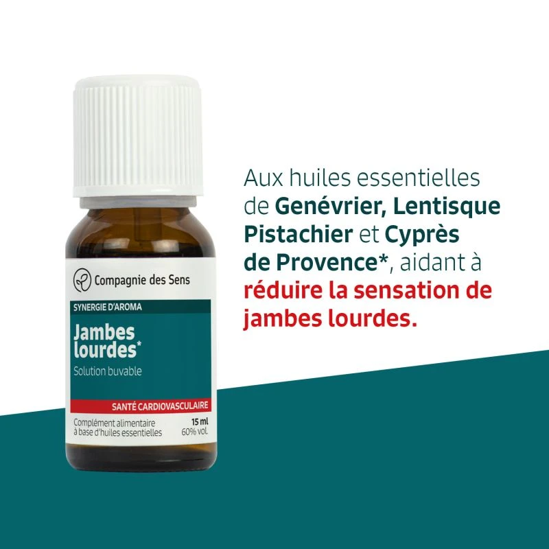 JAMBES LOURDES - Huiles Essentielles En Solution Buvable 2 JAMBES LOURDES - Huiles Essentielles En Solution Buvable – Image 2