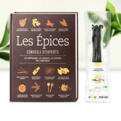 Livre Les Épices + Vanille BIO - Pack Découverte
