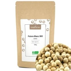 Poivre Blanc BIO - Grains Entiers