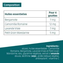 SOMMEIL - Huiles Essentielles En Solution Buvable -Aroma Nature Bien-Être sommeil huiles essentielles en solution buvable 2